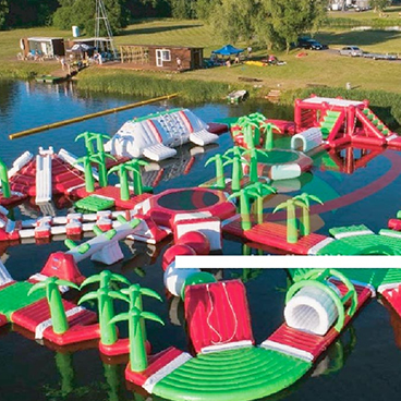 Parc aquatique gonflable