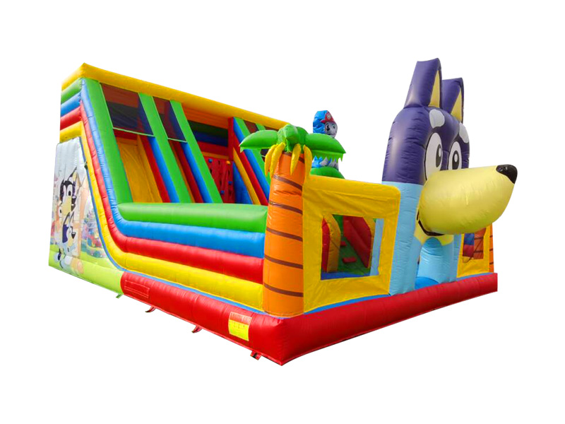 bouncy inflatable slide
