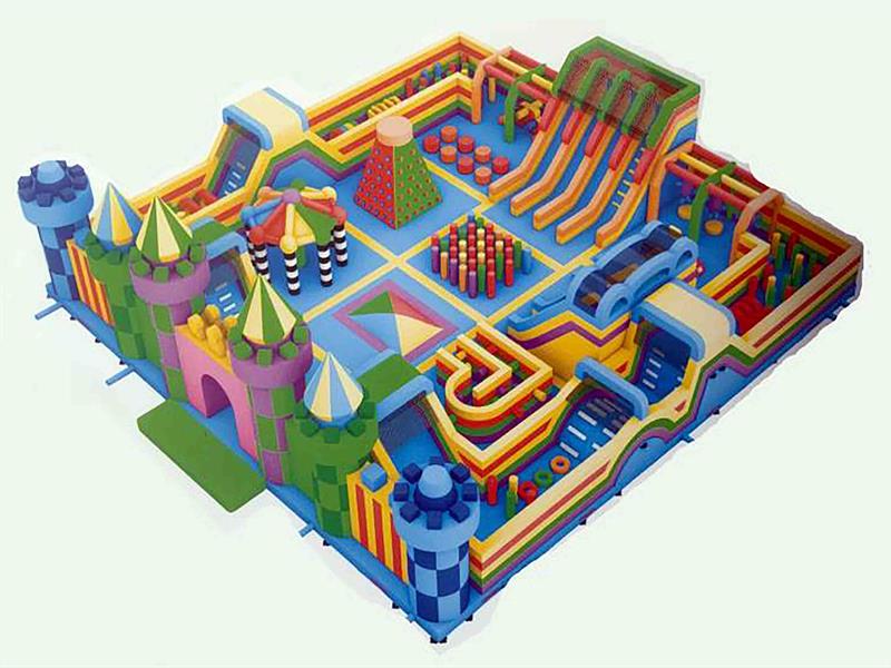blow up amusement park