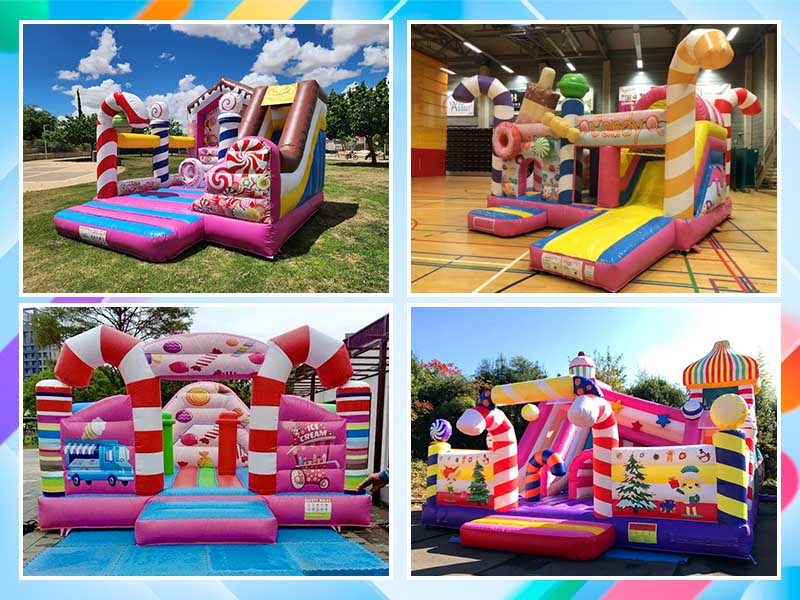 bouncy castle inflatable slide