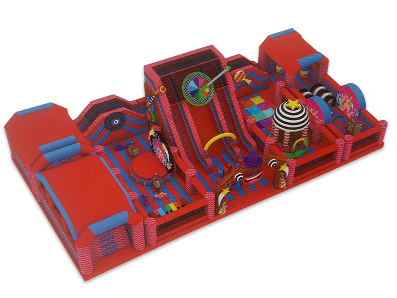 inflatable amusement park for summer activities