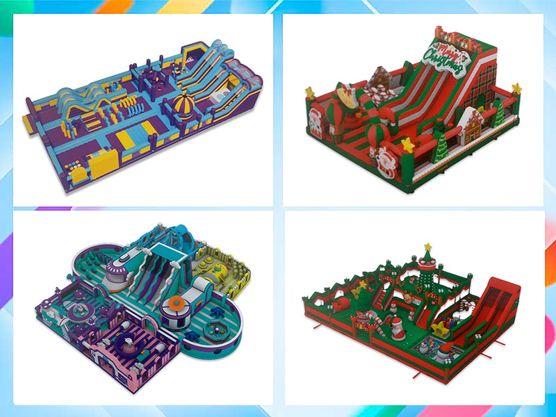 inflatable amusement park for summer activities