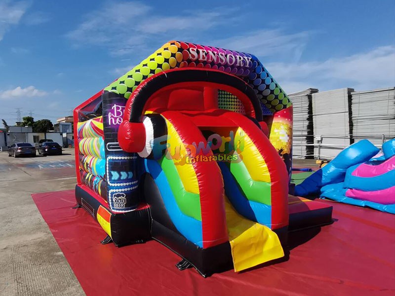 inflatable disco castle