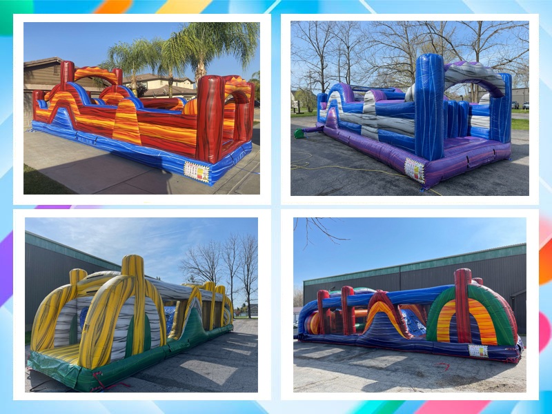 inflatable obstacle course commercial