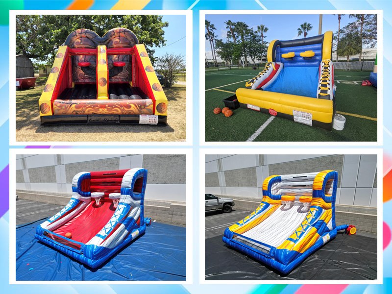inflatable basketball game