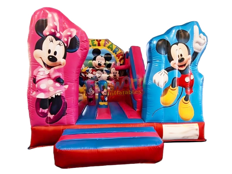 mickey mouse inflatable jumping bouncy castle