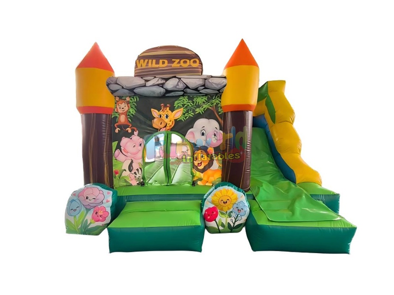 wild zoo inflatable bouncy castle wild zoo inflatable bouncy castle