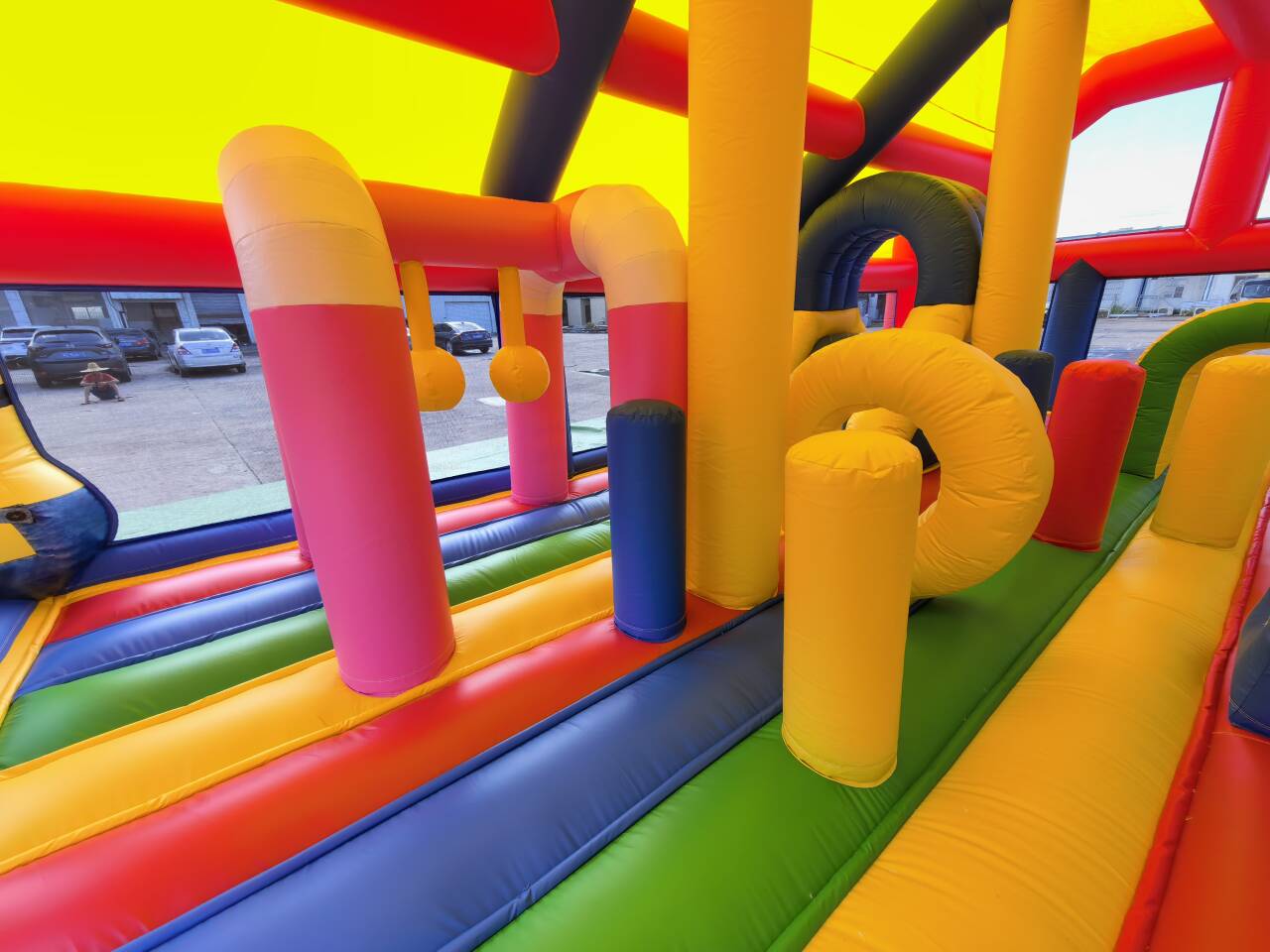 commercial inflatable park