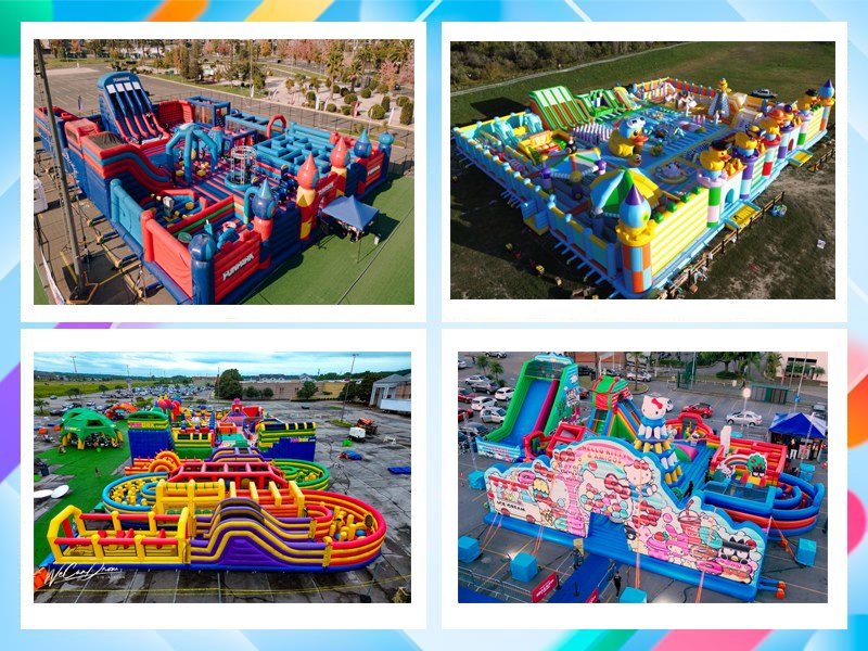 giant inflatable amusement park
