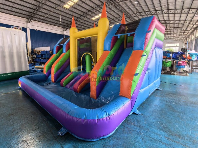 inflatable castle slide combo