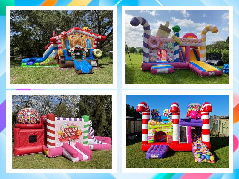 inflatable water slide combo