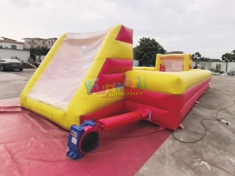 inflatable water football field