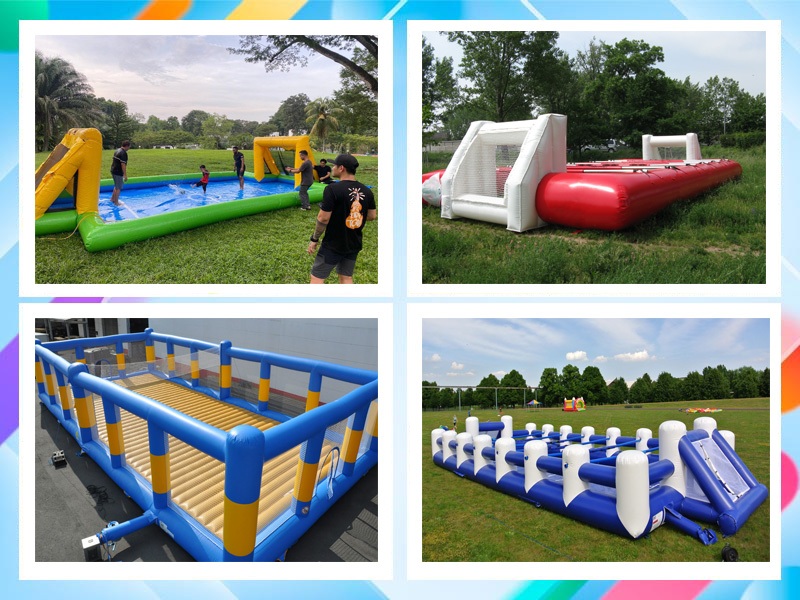 inflatable outdoor soccer field